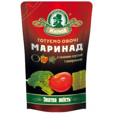 Маринад з соєв.соусом і паприк (овочі)  180 г д/п 25 шт/ящ  ТМ Жирнов 